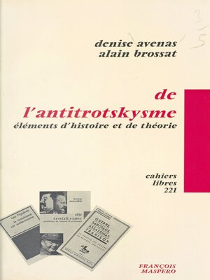cover image of De l'antitrotskysme
